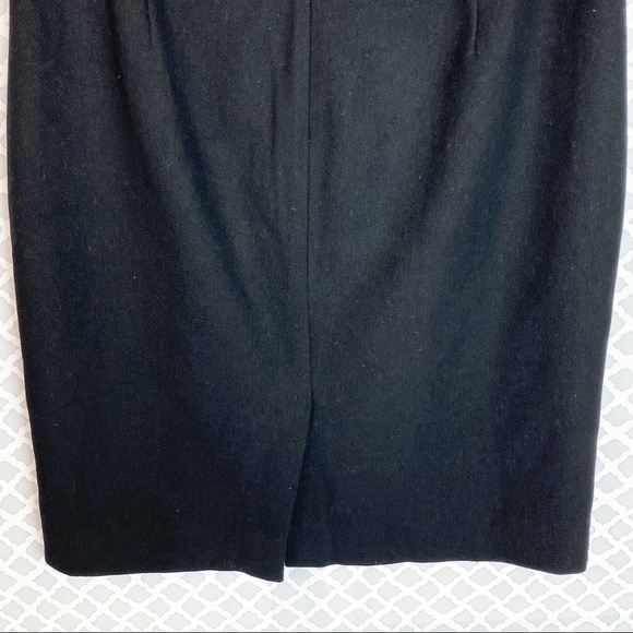 EUC J. Crew Factory Black Wool The Pencil Skirt - Picture 7 of 10